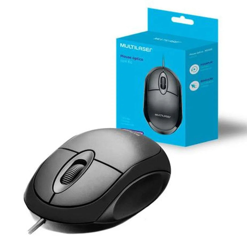 Mouse Multilaser Office MO300 Preto