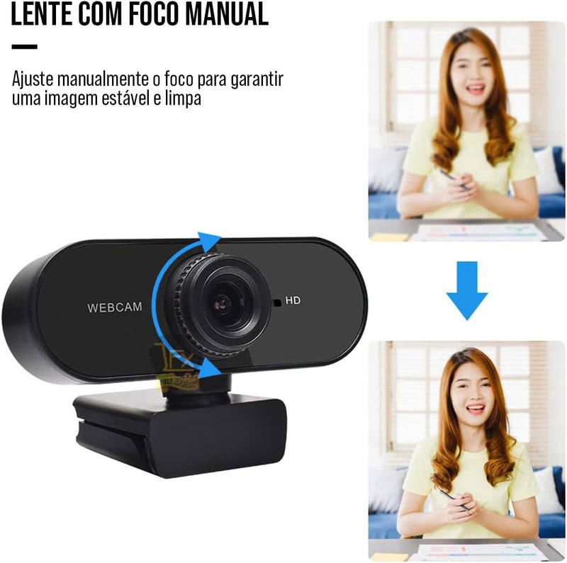 Câmera Full Hd 1080p Para Computador