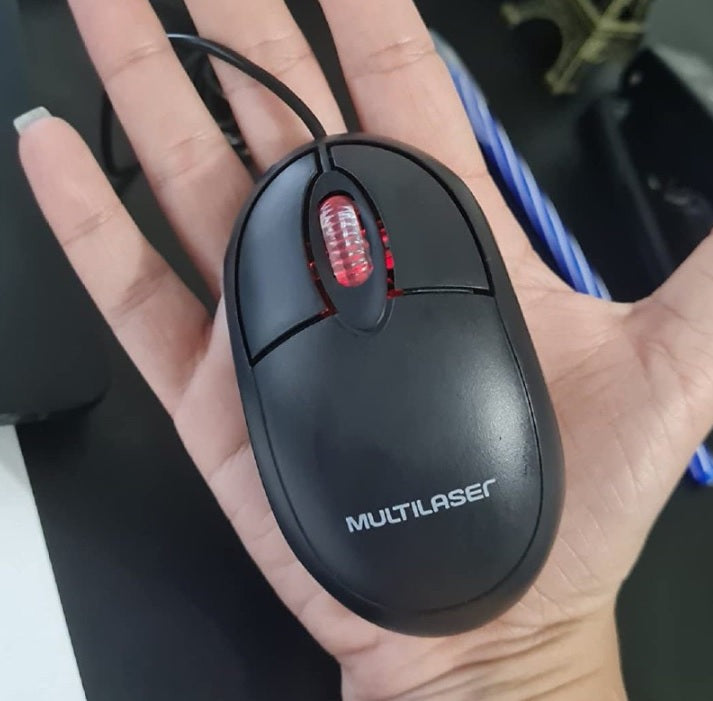 Mouse Multilaser Office MO300 Preto